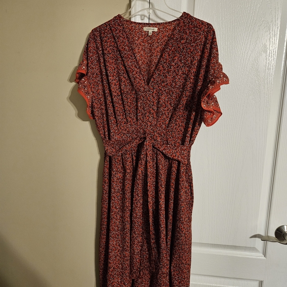 Floral Red Dress - Picture 1 of 10
